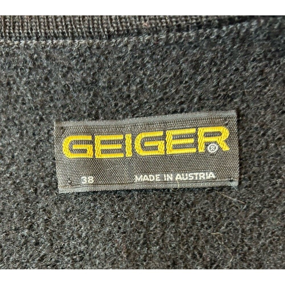 Geiger Tyrol Blazer Jacket Womens 38 Boiled Wool Button Austria - Picture 5 of 6